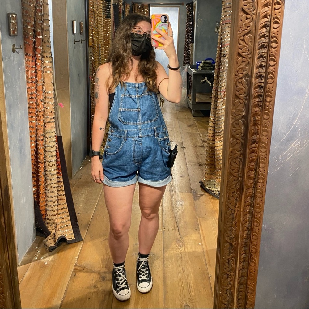 Free People Ziggy Denim Shortalls